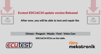Ecutest EDC16C34 update released